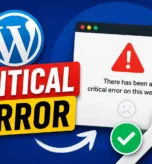 Fix WordPress Critical Error